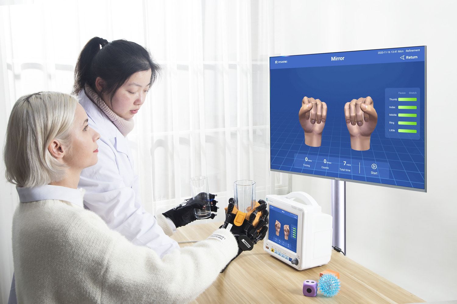 Stroke hand Rehabilitation equipment